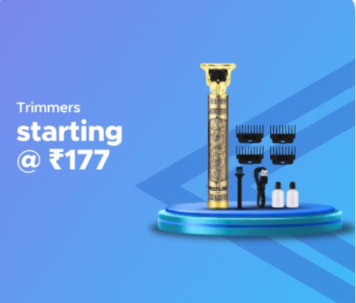  " Trimmers Starting @ Rs 177"